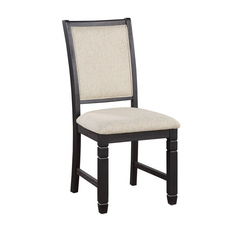 Asher Black/Brown Round 5 - Piece Dining Room Set - DMV FurnitureDining Room Set
