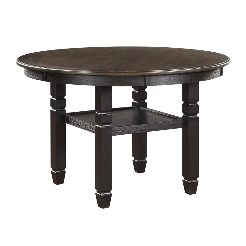 Asher Black/Brown Round 5 - Piece Dining Room Set - DMV FurnitureDining Room Set