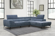 Ashland Blue RAF Sectional - DMV FurnitureSectional