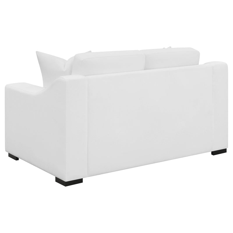 Ashlyn 3-piece Upholstered Sloped Arm Sofa Set White - 509891-S3