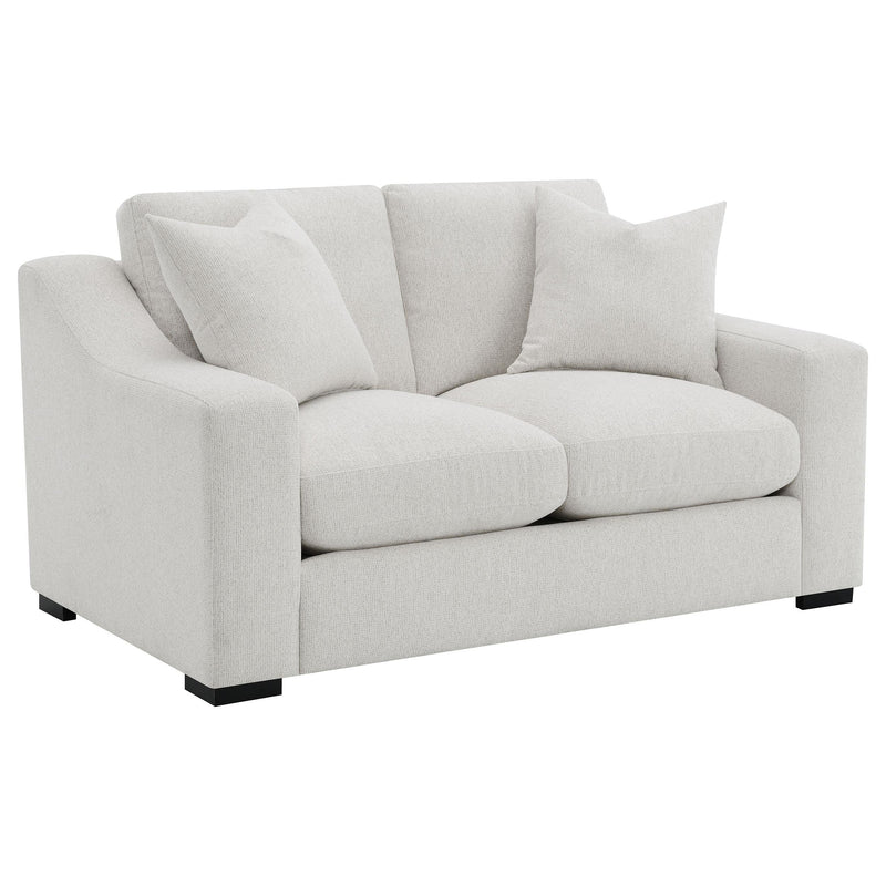 Ashlyn 3-piece Upholstered Track Arm Sofa Set Sand - 552091-S3