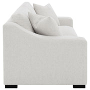 Ashlyn Fabric Upholstered Track Arm Sofa Sand - 552091