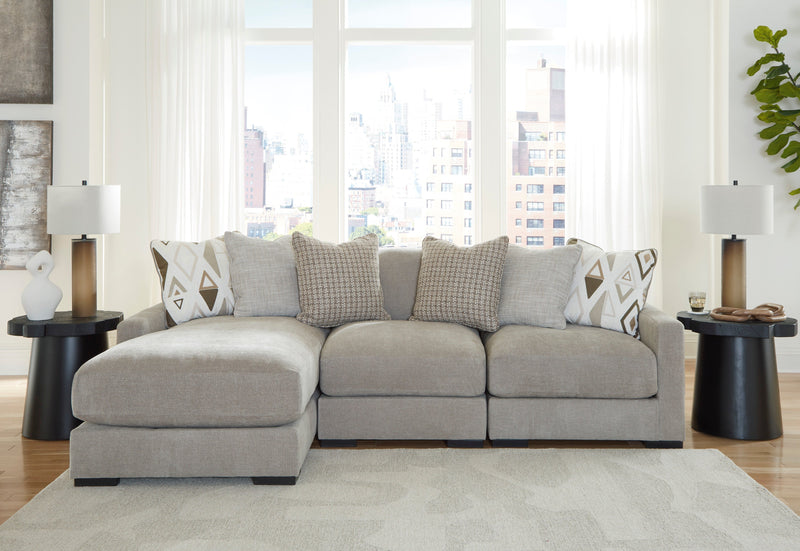 Aslan Court Pebble 3 - Piece LAF Chaise Sectional - DMV FurnitureSectional