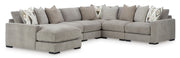 Aslan Court Pebble 6 - Piece LAF Chaise Sectional - DMV FurnitureSectional
