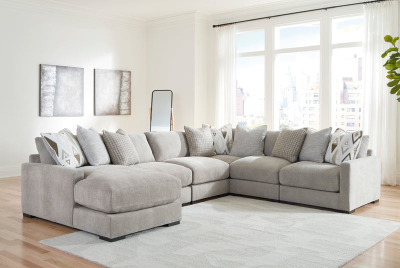 Aslan Court Pebble 6 - Piece LAF Chaise Sectional - DMV FurnitureSectional