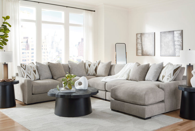 Aslan Court Pebble 6 - Piece RAF Chaise Sectional - DMV FurnitureSectional