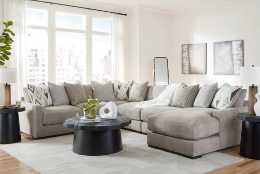 Aslan Court Pebble 6 - Piece RAF Chaise Sectional - DMV FurnitureSectional