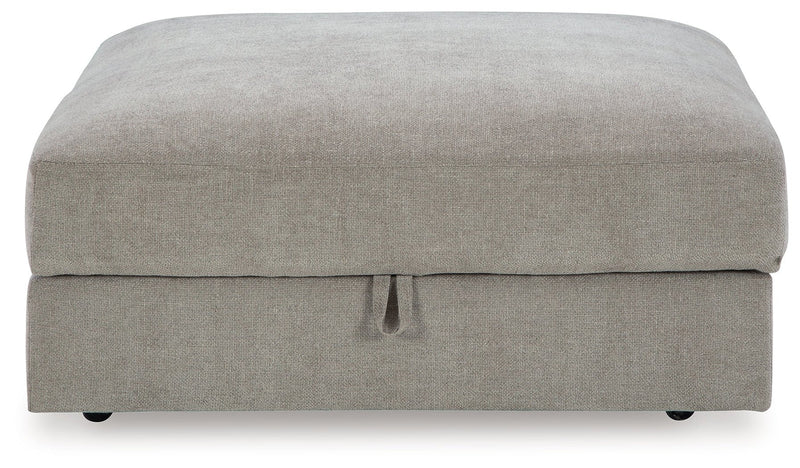 Aslan Court Pebble Ottoman With Storage - DMV Furniture