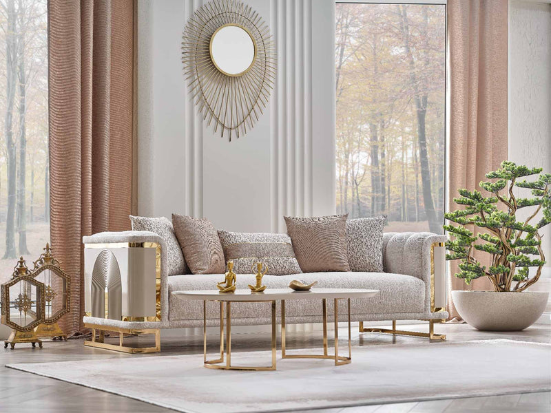 Asos Stationary Sofa in Cream - 200-SAN-ASO-3