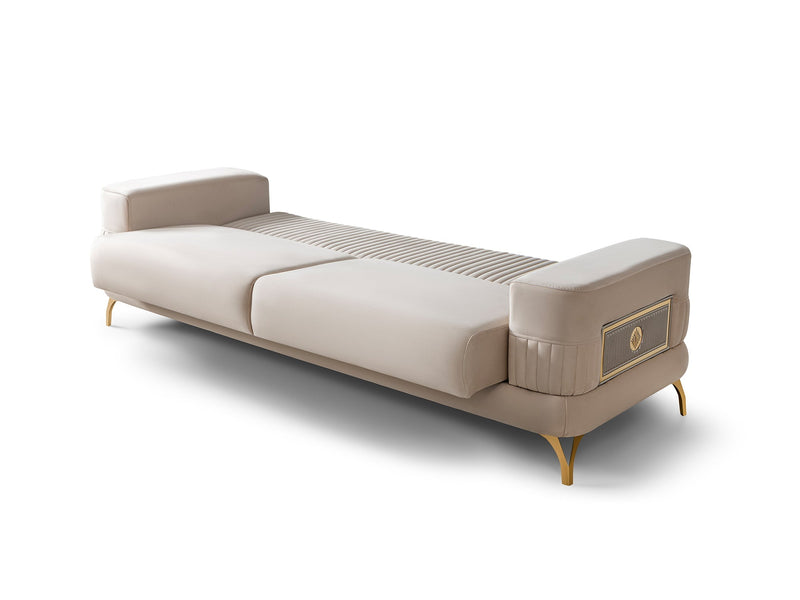 Aspendos Convertible Loveseat in Anthracite - 200-ST-ASP-ANKA154-2