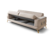 Aspendos Convertible Sofa in Beige - 200-ST-ASP-ANKA529-3