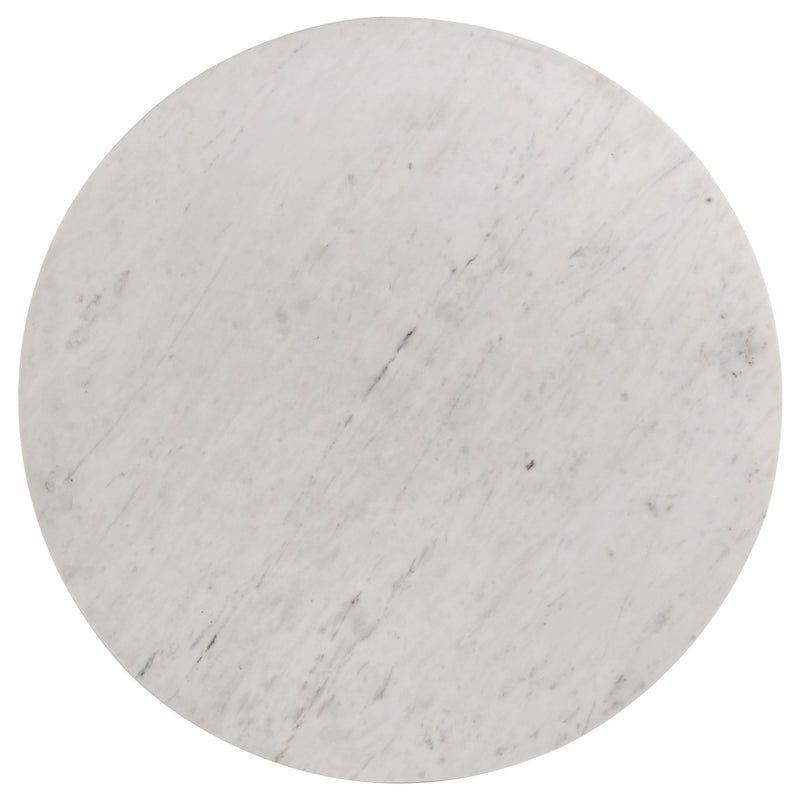 Astoria 2-piece Marble Coffee and End Table Set White - 709668-S2