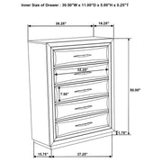 Atlas 5-piece Queen Bedroom Set Dark Oak - 215971Q-S5