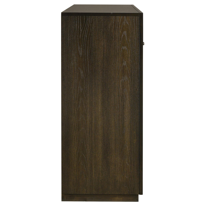 Atlas 7-drawer Bedroom Dresser Cabinet Dark Oak - 215973