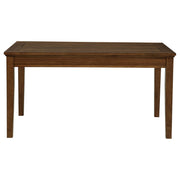 Atwood Rectangular Wood Dining Table Warm Brown - 121761