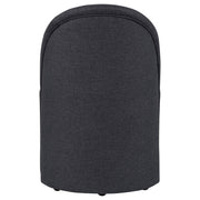 Aubrey Upholstered Barrel Dining Side Chair Charcoal (Set of 2) - 107062CHAR