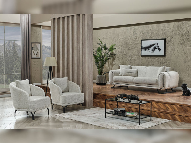 Aura Chair in Beige - 200-SER-AUR-PINAR07-B