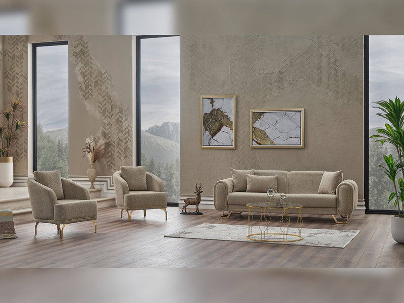 Aura Chair in Beige - 200-SER-AUR-PINAR07-B