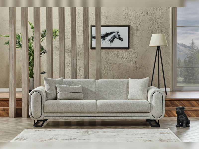 Aura Convertible Sofa in Beige - 200-SER-AUR-PINAR07-3