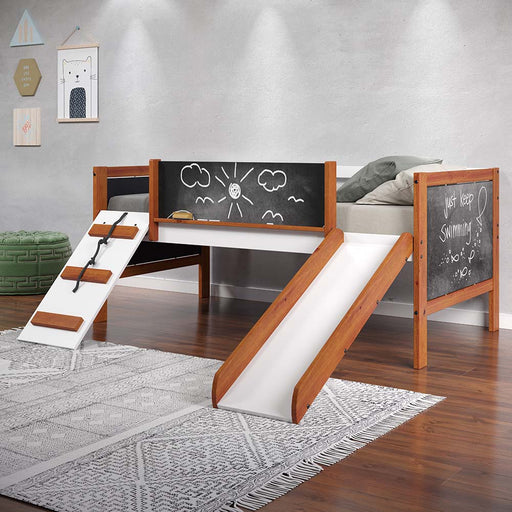 Aurea Twin Loft Bed W/Slide - BD01409
