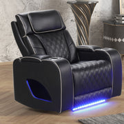 Aurora Black Sofa & Loveseat & Chair - AURORA-BK-SLC