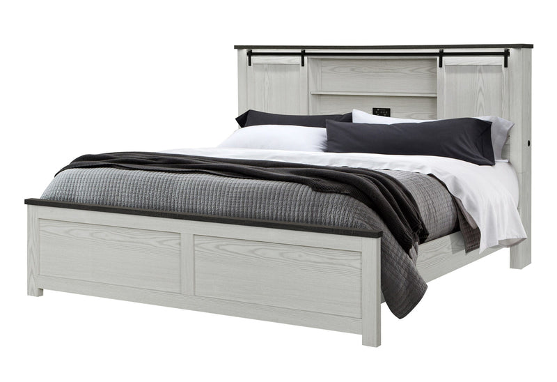 Ava Beige King Bed - AVA-BEIGE-KB