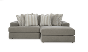 Avaliyah Ash 2 - Piece RAF Chaise Sectional - DMV FurnitureSectional