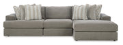Avaliyah Ash 3 - Piece RAF Chaise Sectional - DMV FurnitureSectional