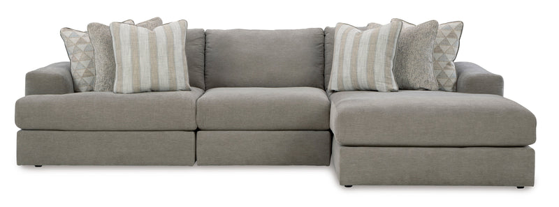 Avaliyah Ash 3 - Piece RAF Chaise Sectional - DMV FurnitureSectional