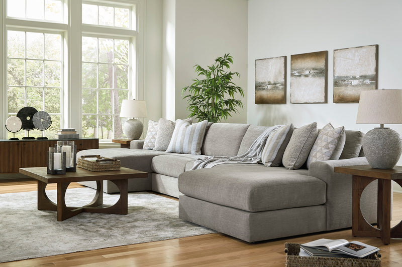 Avaliyah Ash 4 - Piece Double Chaise Sectional - DMV FurnitureSectional