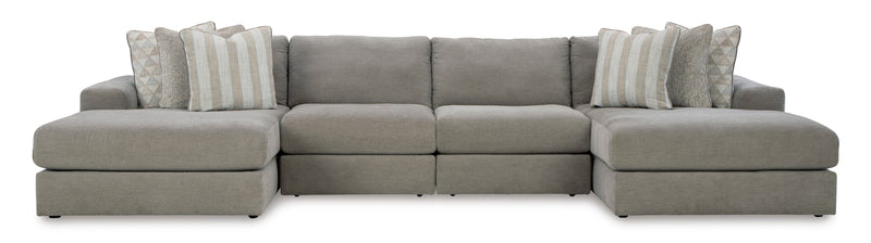 Avaliyah Ash 4 - Piece Double Chaise Sectional - DMV FurnitureSectional