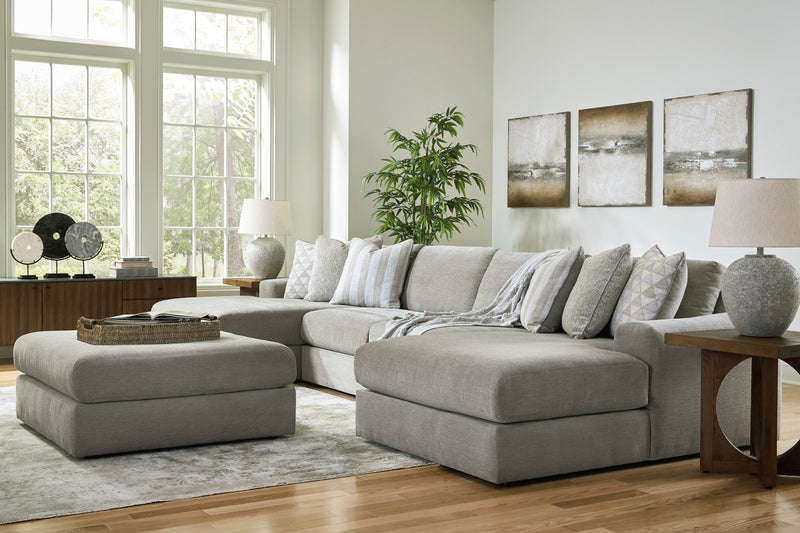 Avaliyah Ash 4 - Piece Double Chaise Sectional - DMV FurnitureSectional