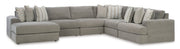 Avaliyah Ash 6 - Piece LAF Chaise Sectional - DMV FurnitureSectional