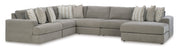 Avaliyah Ash 6 - Piece RAF Chaise Sectional - DMV FurnitureSectional