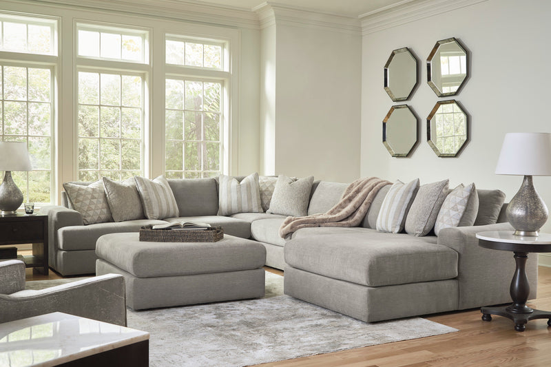 Avaliyah Ash 6 - Piece RAF Chaise Sectional - DMV FurnitureSectional