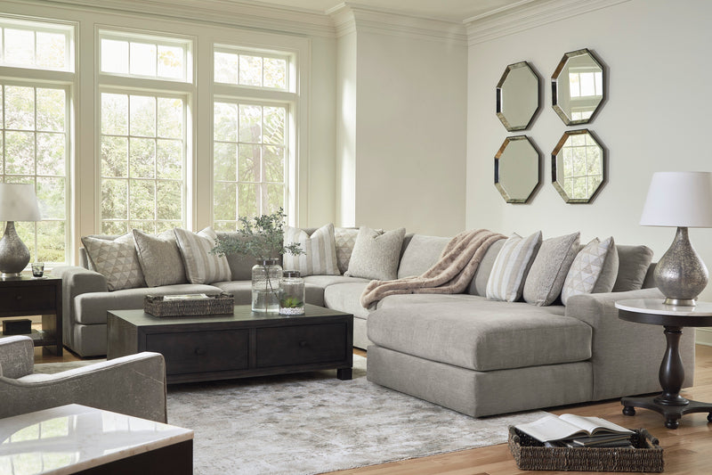 Avaliyah Ash 7 - Piece RAF Chaise Sectional - DMV FurnitureSectional