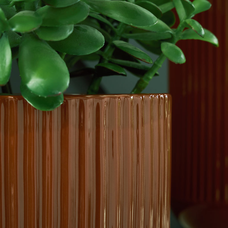 Avalyah Burnt Umber Vase (Set of 2) - A2900021