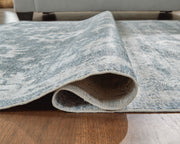 Avanworths Blue/Gray/Ivory Washable 7'10" x 10' Area Rug - R407791