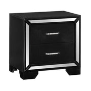 Aveline Black LED Upholstered Panel Bedroom Set - DMV FurnitureBedroom Set