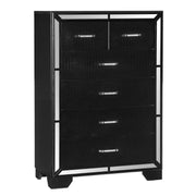 Aveline Black LED Upholstered Panel Bedroom Set - DMV FurnitureBedroom Set