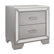 Aveline Silver LED Upholstered Panel Bedroom Set - DMV FurnitureBedroom Set
