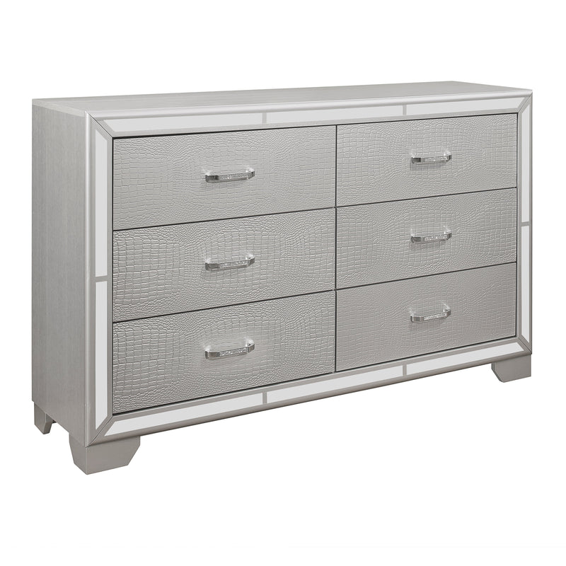 Aveline Silver LED Upholstered Panel Bedroom Set - DMV FurnitureBedroom Set