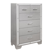 Aveline Silver LED Upholstered Panel Bedroom Set - DMV FurnitureBedroom Set