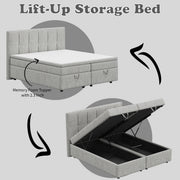 Avenia Queen Bed w/Storage - BD07212Q