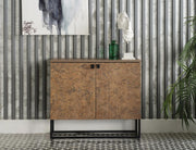 Avenir 2 Door Console (Lexington/ Xelio Oak) 1 Piece - DMV FurnitureCabinet