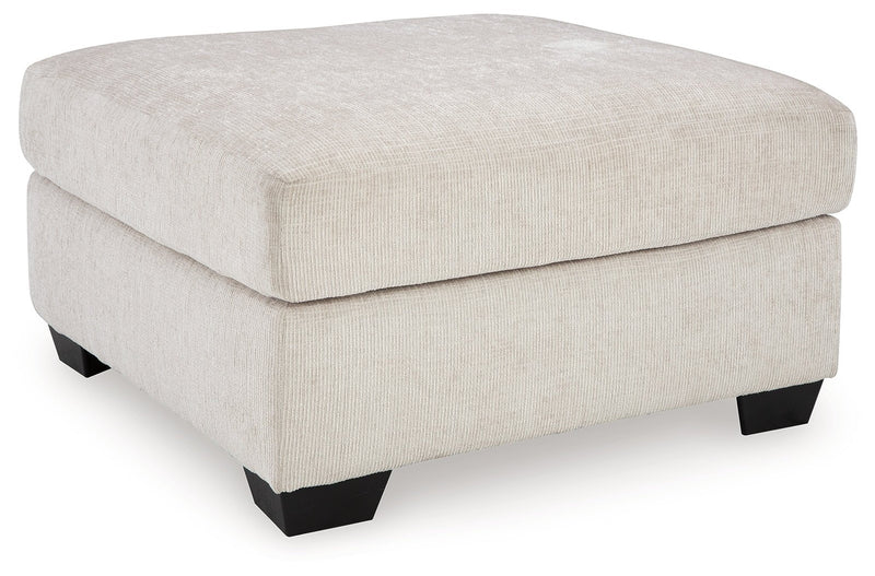 Aviemore Stone Oversized Accent Ottoman - DMV FurnitureOttoman