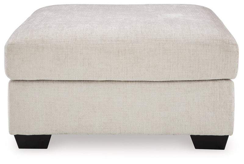 Aviemore Stone Oversized Accent Ottoman - DMV FurnitureOttoman