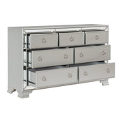 Avondale Silver Mirrored Upholstered Panel Bedroom Set - DMV FurnitureBedroom Set