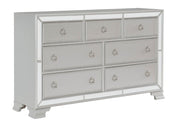 Avondale Silver Mirrored Upholstered Panel Bedroom Set - DMV FurnitureBedroom Set