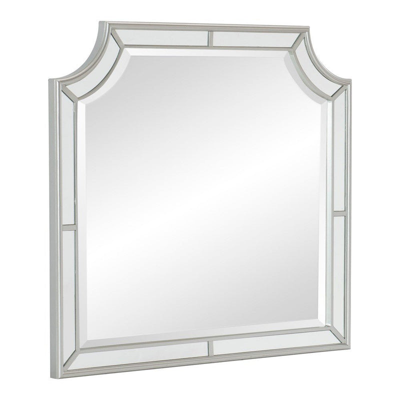 Avondale Silver Mirrored Upholstered Panel Bedroom Set - DMV FurnitureBedroom Set